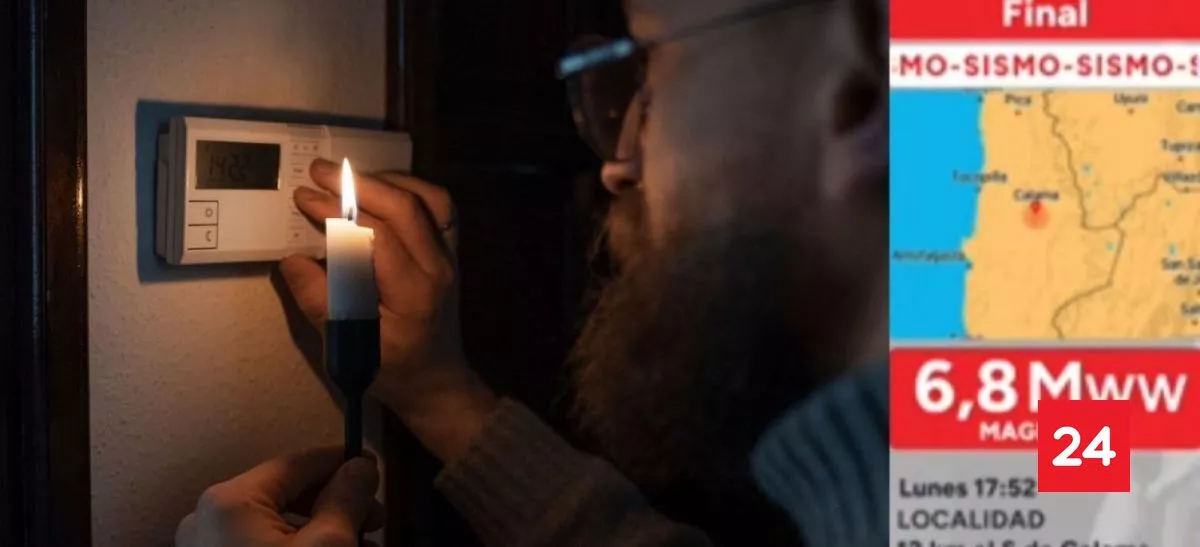 ⭕ #AHORA24H 

Más de 27 mil clientes: masivo corte de luz en región de Antofagasta tras fuerte sismo 

Más detalles⬇️