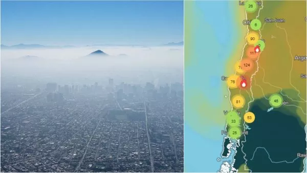Las ciudades de Chile con peor contaminación ambiental