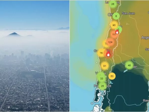 Las ciudades de Chile con peor contaminación ambiental