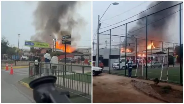 Ocho casas terminan destruidas tras gran incendio en La Florida