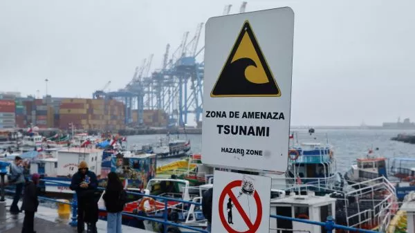 Zona de amenaza de tsunami