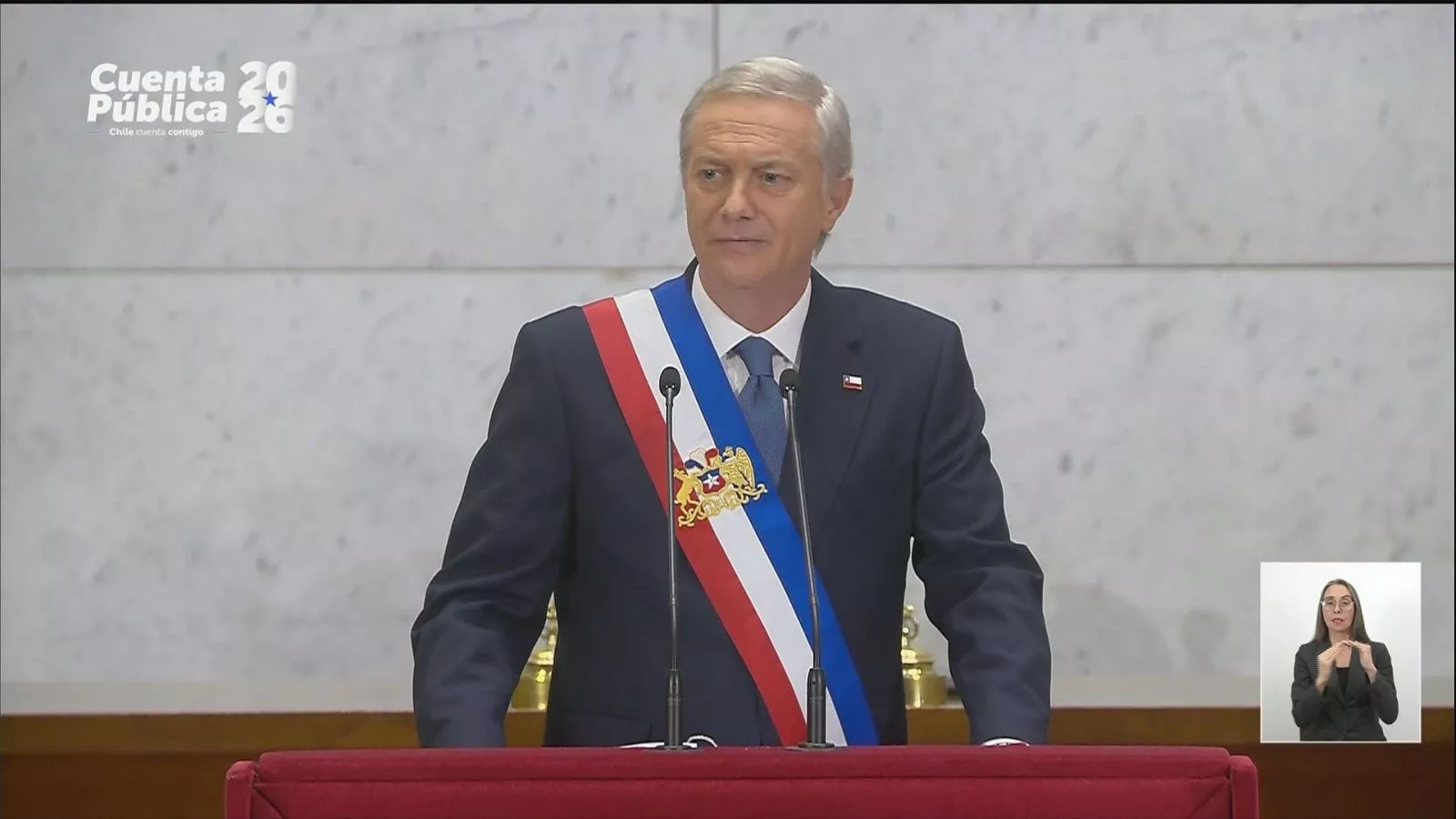 Presidente Kast da su primera cuenta pública