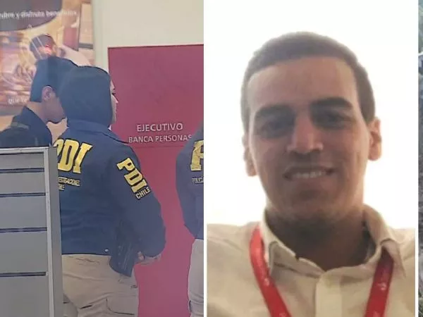 PDI en sucursal bancaria, José Carlos Pérez Asensio y parcela donde ocurrió un quíntuple homicidio