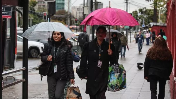 el pronóstico que dejaría lluvias en Santiago y la zona central