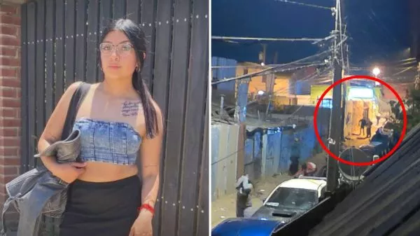 Ninoska Carvajal y momento en el que se registró balacera en Valparaíso