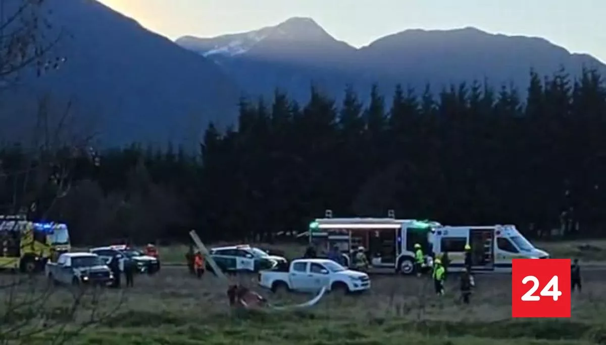 #Regiones 

Helicóptero capotó en aeródromo en Puerto Aysén: