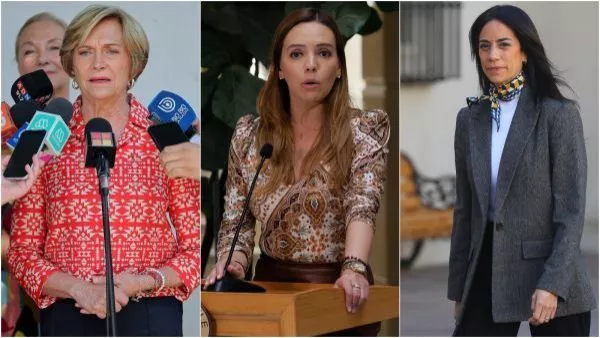 Evelyn Matthei, Camila Flores y Paulina Núñez