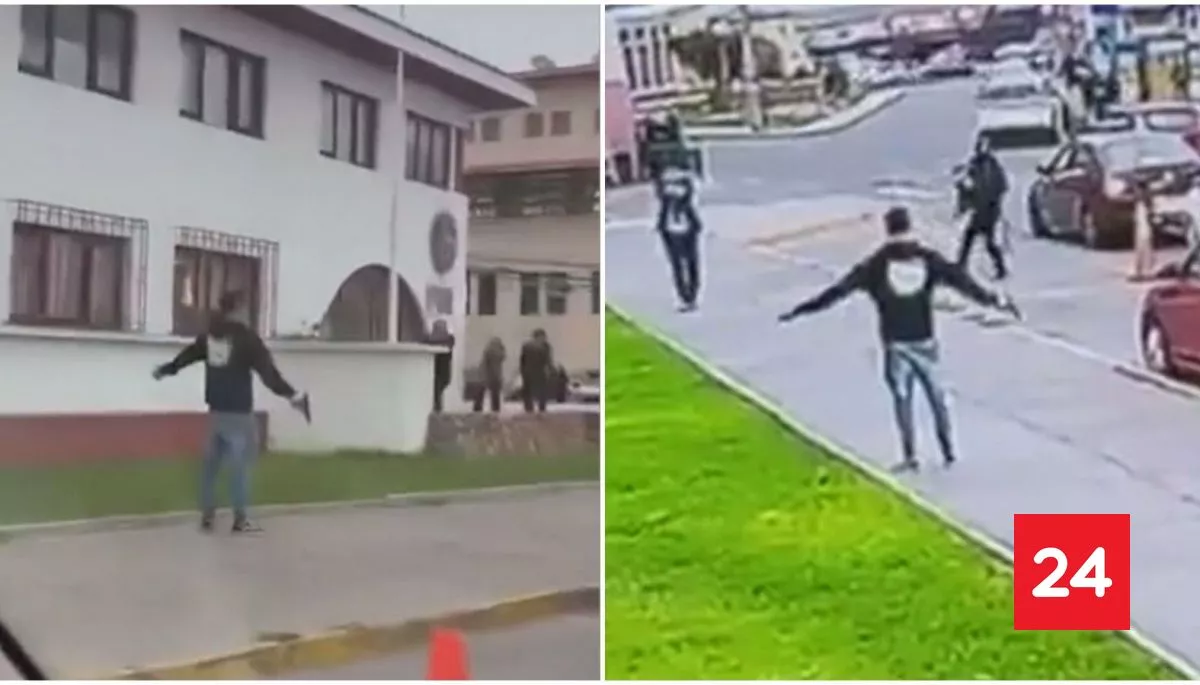 #Regiones 

Joven es baleado tras disparar afuera 