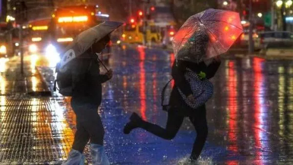 Lluvia en Santiago