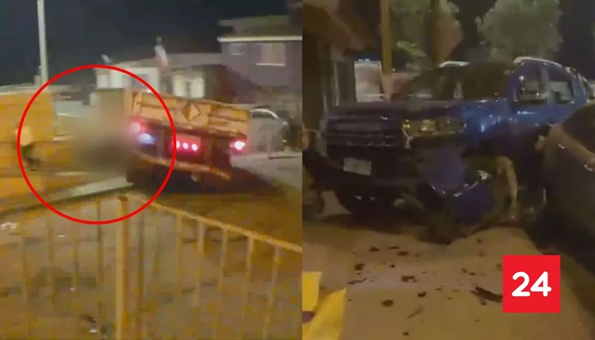 #Regiones 

Camionero ebrio fue detenido tras choc