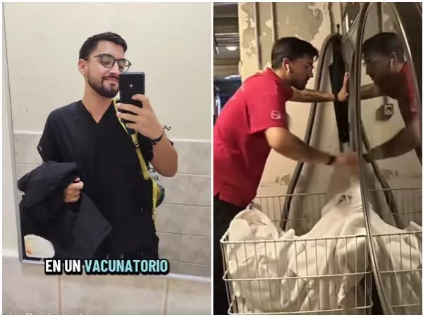 Técnico en enfermería es viral tras revelar cuánto gana lavando ropa en Francia