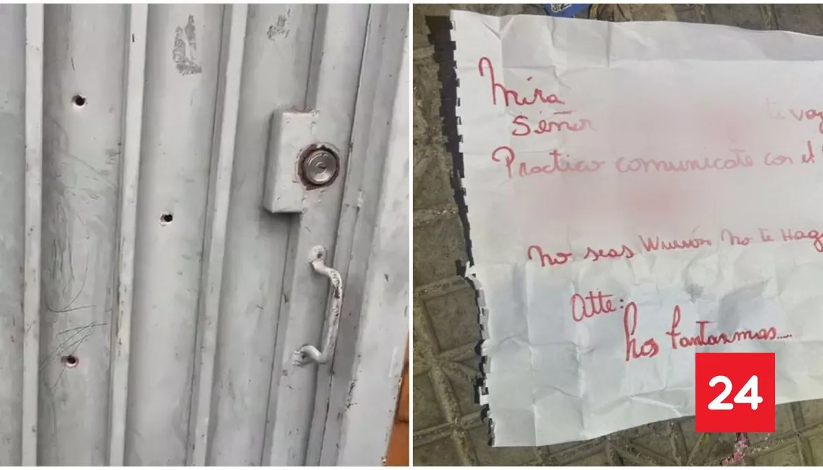 #Nacional 

Mensaje extorsivo: "Los fantasmas" ame
