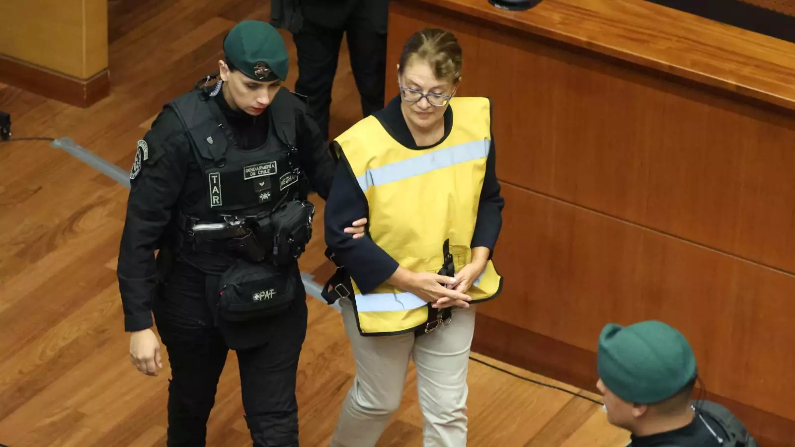 Ángela Vivanco en audiencia de formalización en su contra