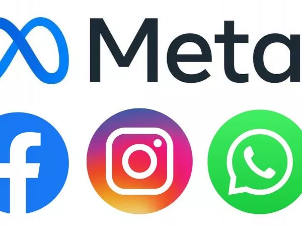 Logos de Meta, Facebook, Instagram y WhatsApp