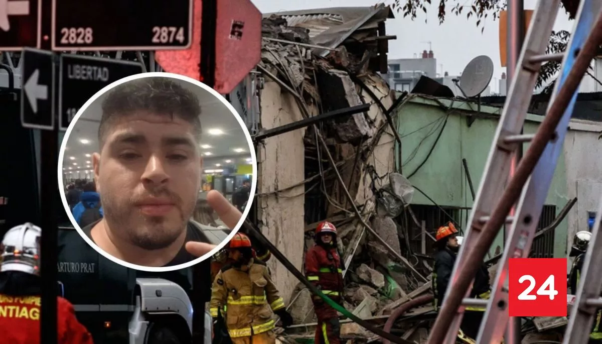 Who is the Argentine man who died after fire in the house of Santiago Centro