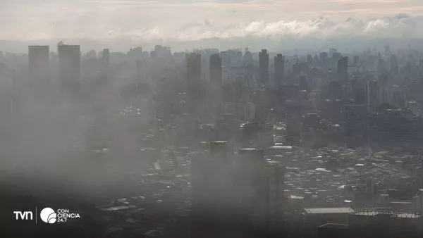 Contaminación ambiental en la ciudad.