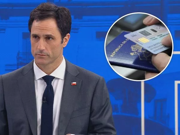 Luis Silva en Estado Nacional y persona manipulando pasaporte y cédula de identidad