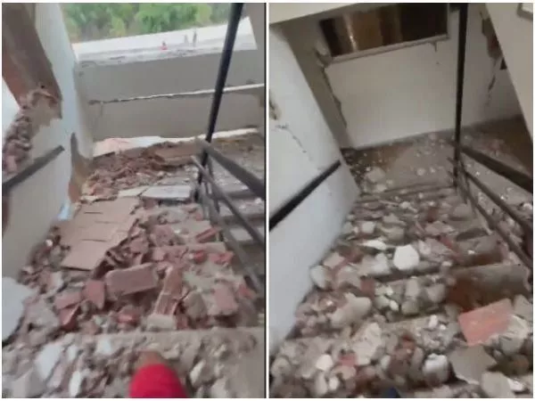 Impactante VIDEO muestra la huida de un hombre desde un edificio tras terremotos en Venezuela