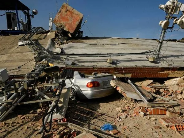 Destrucción de edificios en Venezuela tras terremotos