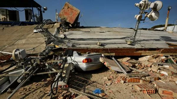 Destrucción de edificios en Venezuela tras terremotos