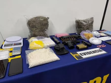 Descubren acopio de drogas en Peñalolén: Incautaron más de $24 millones Además, se incautaron diversas sustancias ilícitas, armamento y un vehículo junto a la detención de un sujeto.