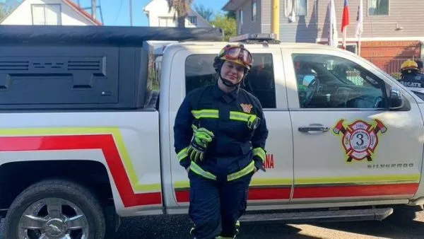 Quién era Nicol Ceballos, joven bombera que murió camino a un incendio en La Araucanía