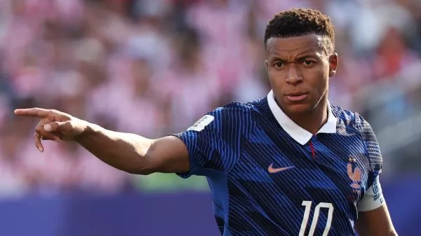 Kylian Mbappé jugando frente a Paraguay en el Mundial 2026