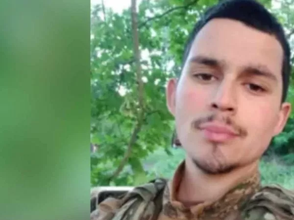 Selfie de Fabián Fernández Espinosa en Ucrania