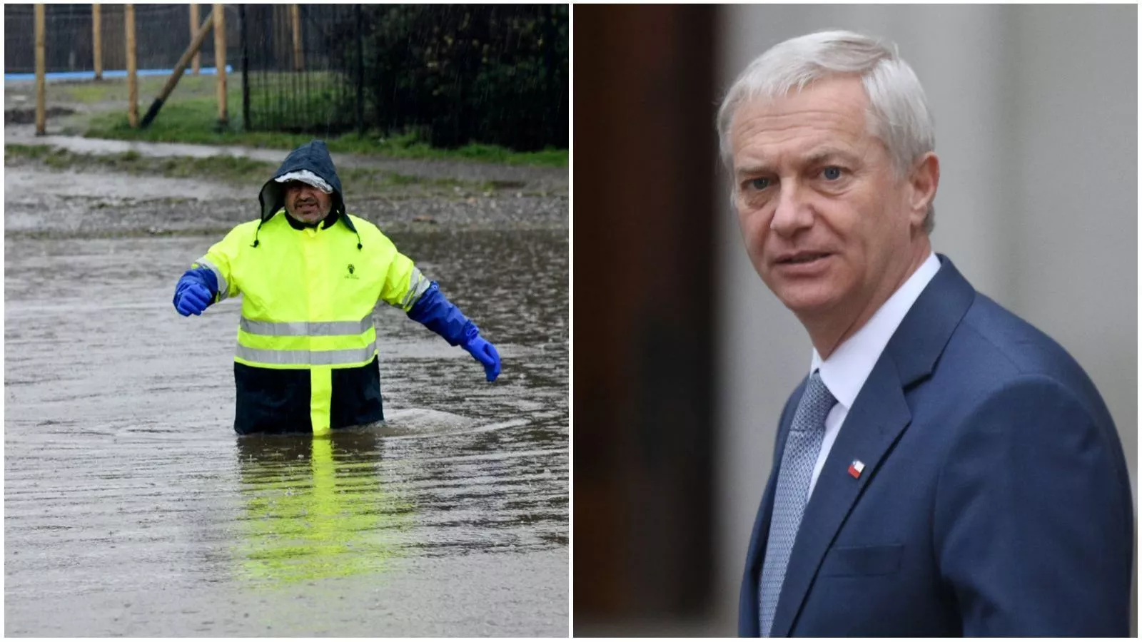 Kast instruye reforzar ayuda en el sur tras intensas lluvias