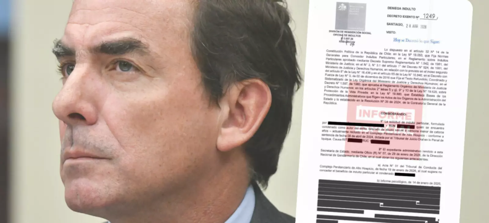 El primer indulto rechazado del gobierno de Kast: negó solicitud de condenado por abuso sexual