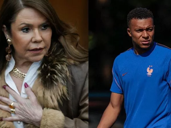 Celeste Amarilla y Kylian Mbappé
