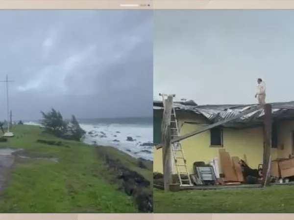 Toda Rapa Nui está sin luz tras temporal de lluvia y viento