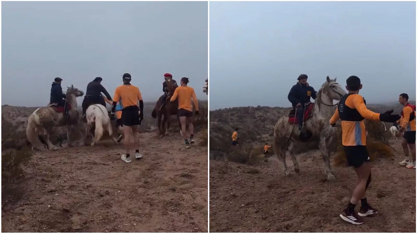 Corredor chileno grabó ataque con piedras durante competencia en Argentina