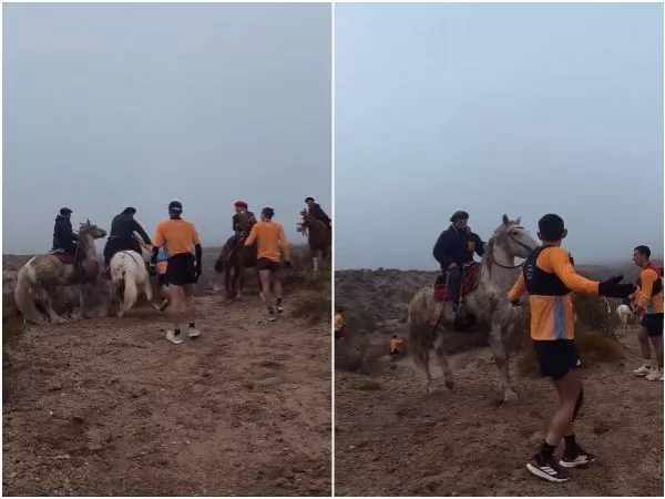 Corredor chileno grabó ataque con piedras durante competencia en Argentina