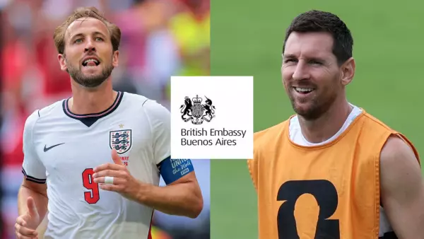 Harry Kane y Lionel Messi