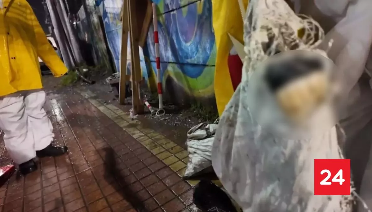 Insólito hallazgo en alcantarillado: Aguas Andinas encontró sacos con osamentas de caballo durante labores de despeje