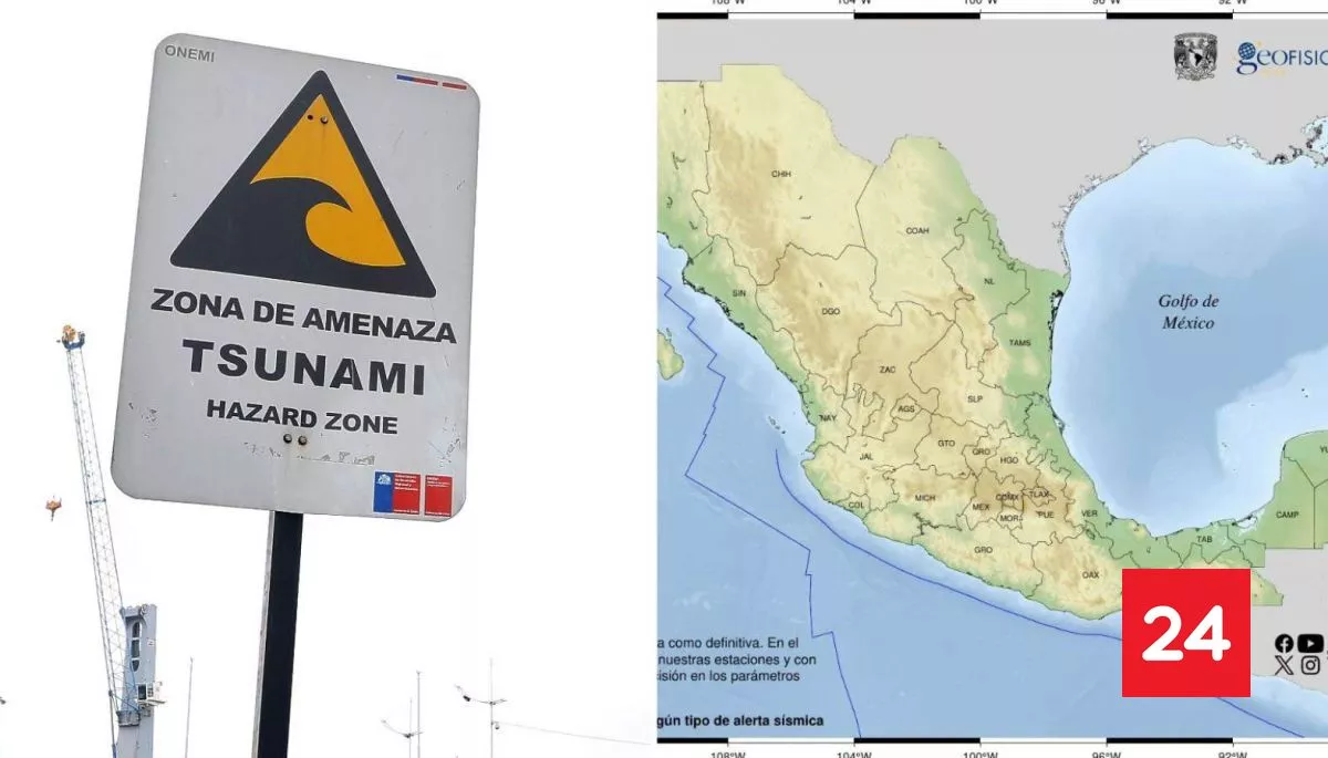 SHOA descarta riesgo de tsunami en Chile tras terremoto magnitud 7.4 en México