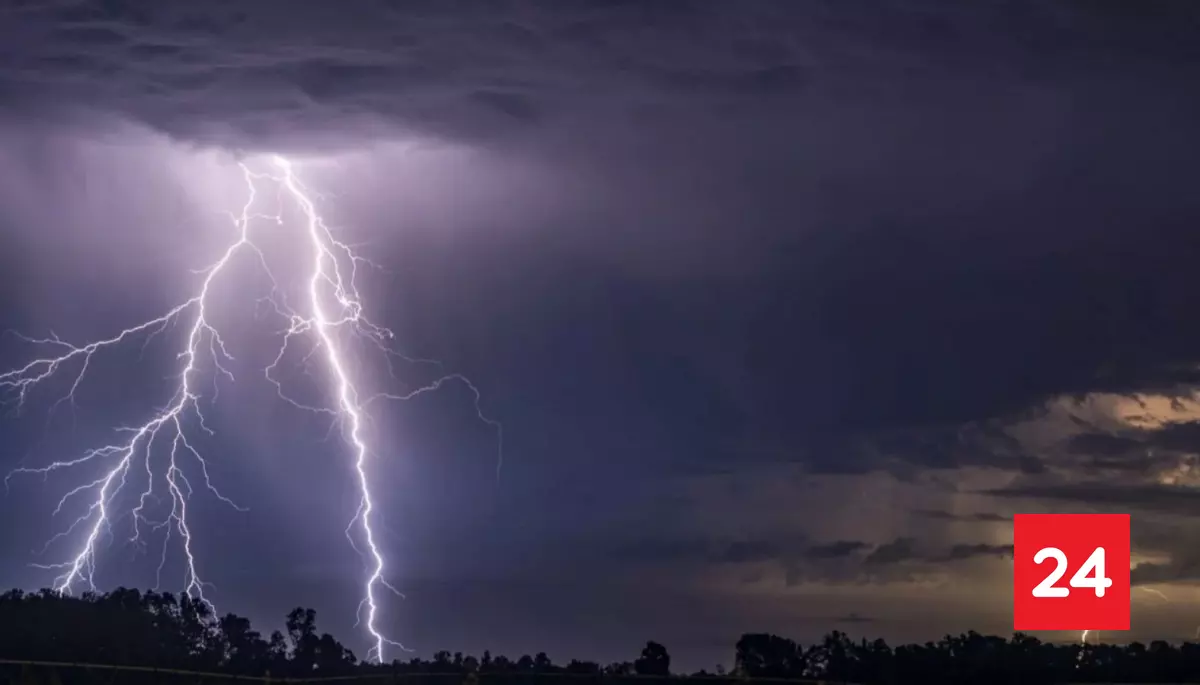 Emiten aviso por probables tormentas eléctricas y granizos para seis regiones del país este lunes