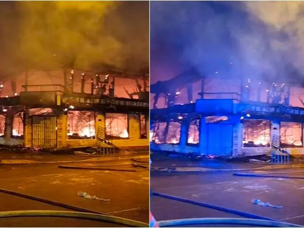 Gran incendio destruye edificio en pleno centro de Puerto Aysén