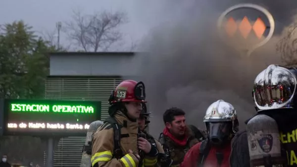 Metro de Santiago - incendio