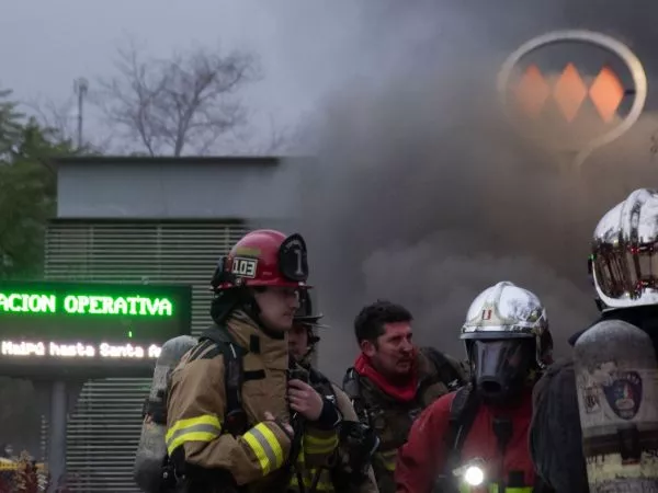 Metro de Santiago - incendio