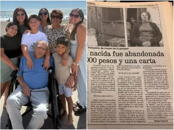Abandonada de bebé con $1.000 y una carta: joven que conmovió a Chile en 1994 reapareció en redes sociales