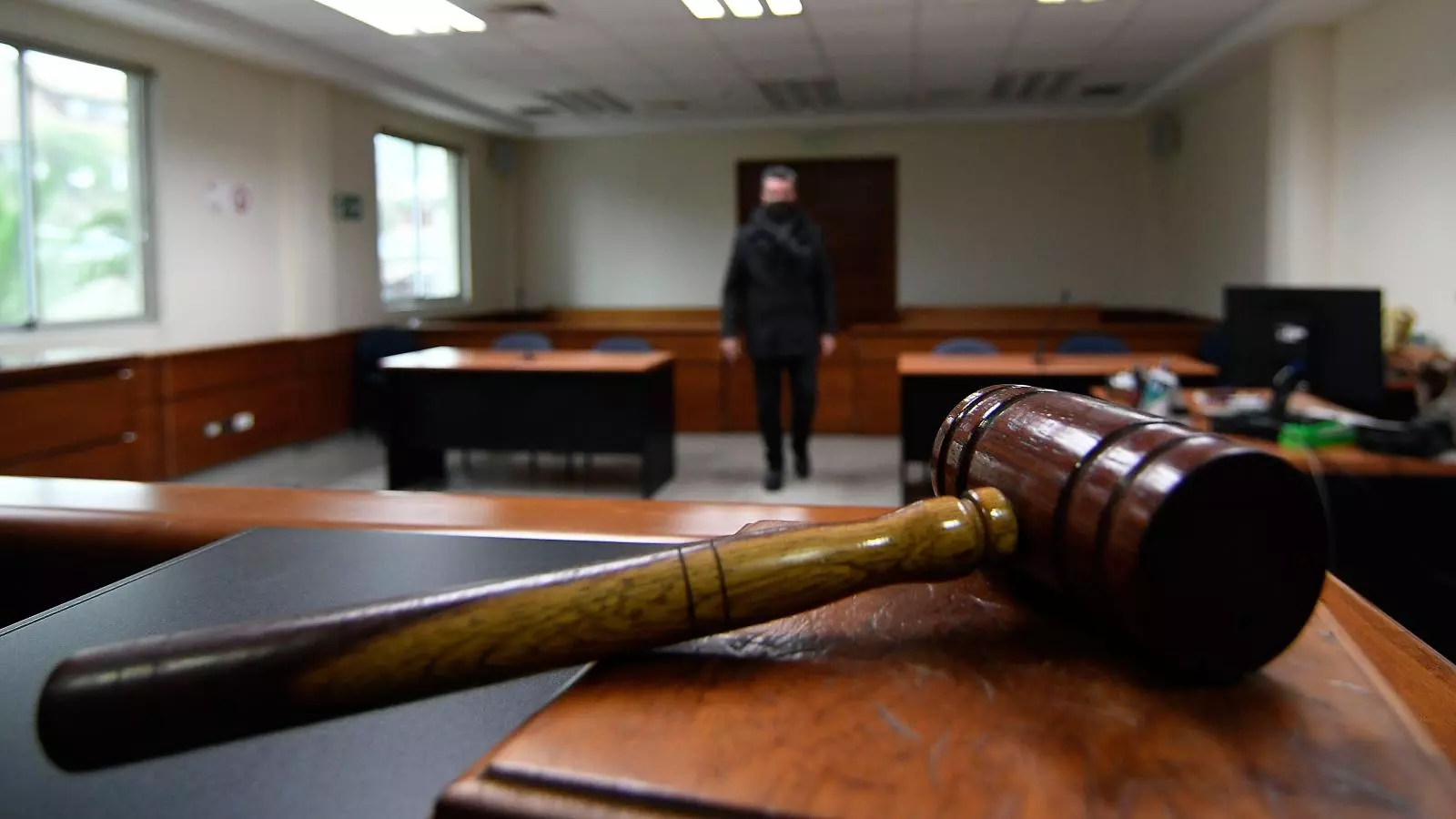 Martillo de un Juez en el Poder Judicial