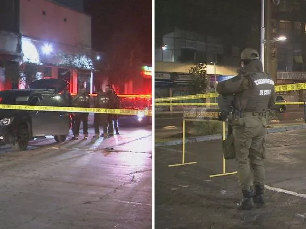 Vehículo de delincuente que trató de atropellar a carabinero en servicentro