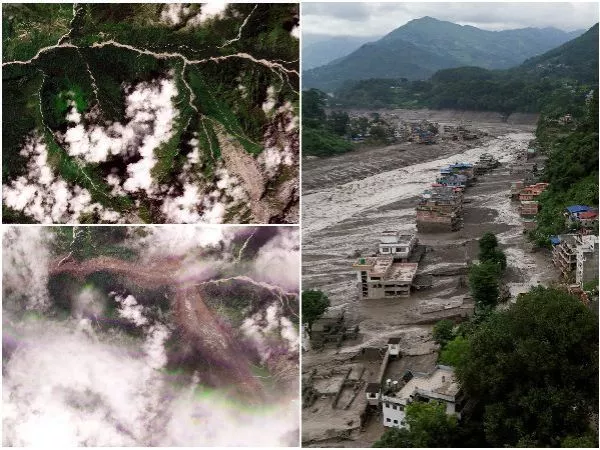 Tragedia en Nepal: impactante antes y después de la fatal inundación