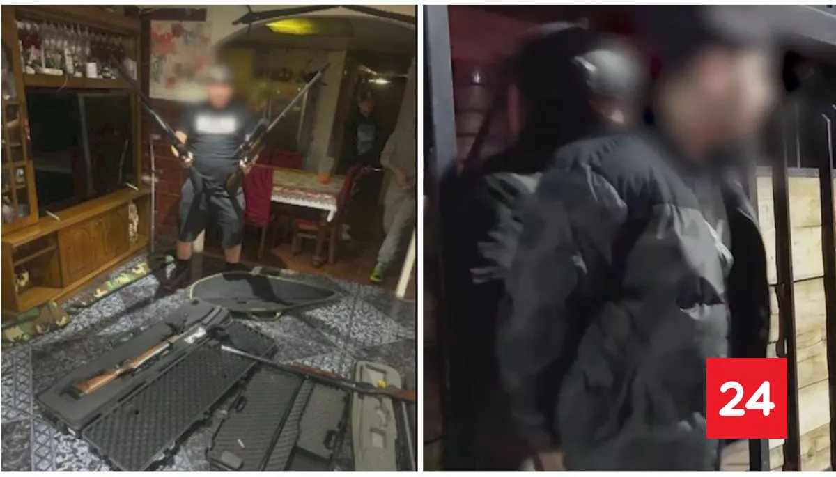 Banda de electricistas robó 24 armas desde casa de deportista de tiro en Colina