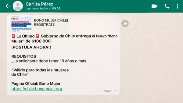 estafa whatsapp