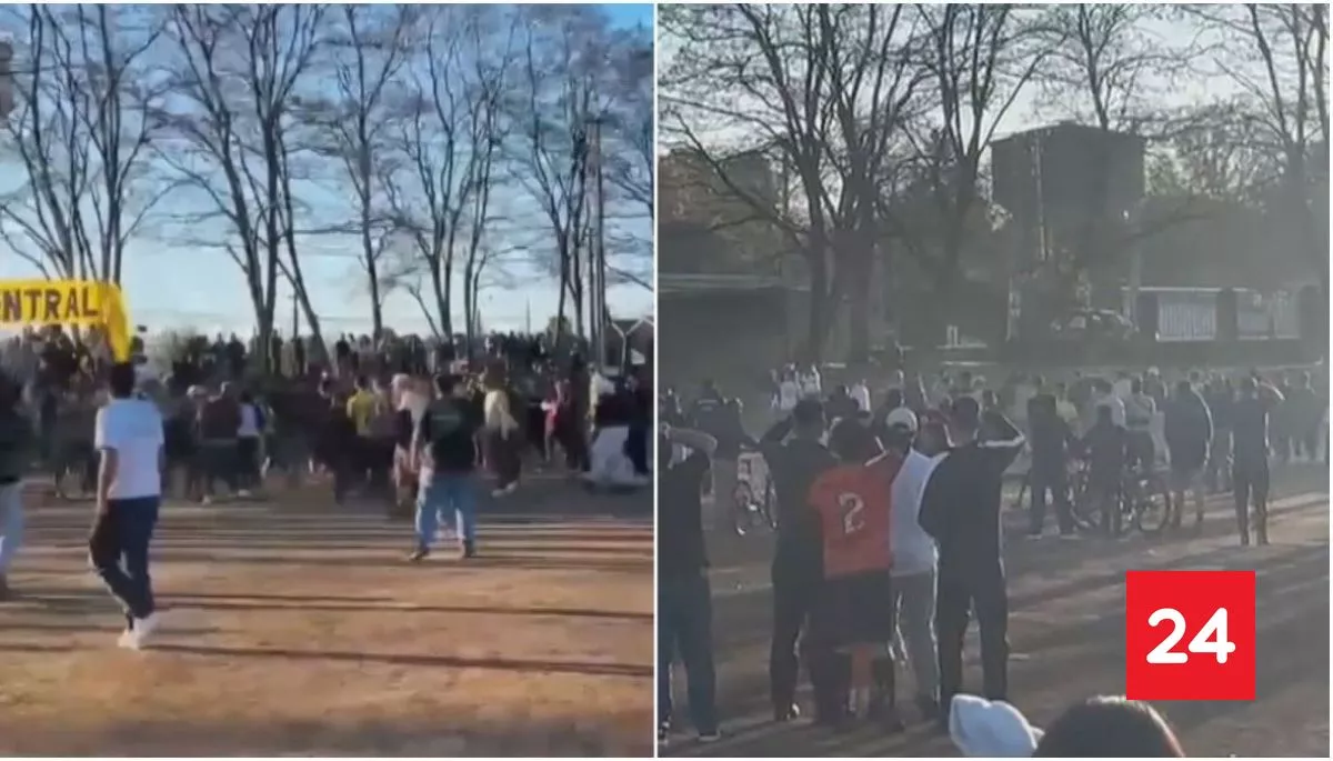 VIDEO: Batalla campal en torneo amateur termina con agresiones a personal de salud