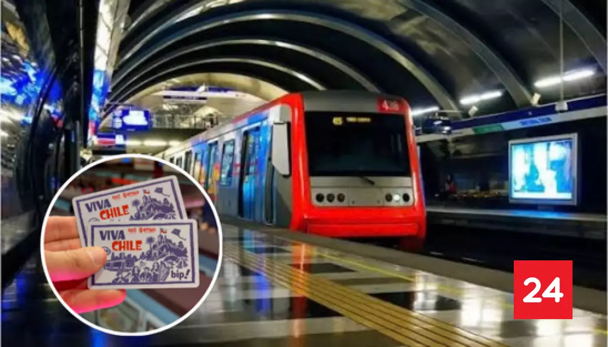 Metro de Santiago lanza tarjeta Bip coleccionable con temática de Fiestas Patrias