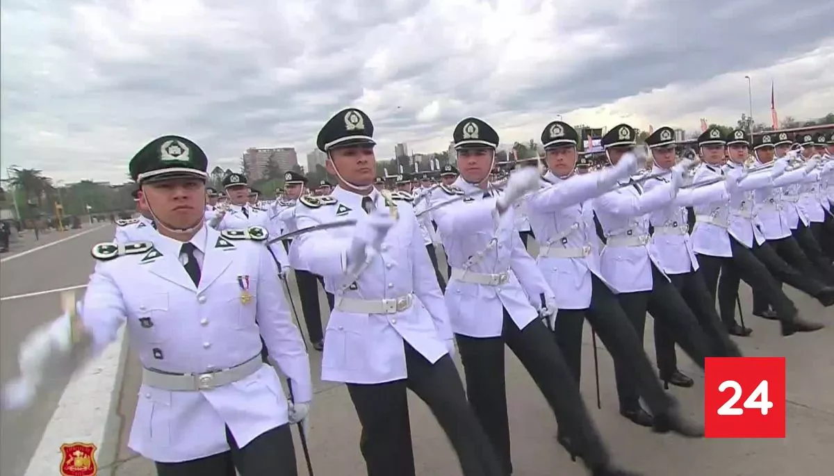 Gendarmería de Chile se presenta por primera vez en la Parada Militar